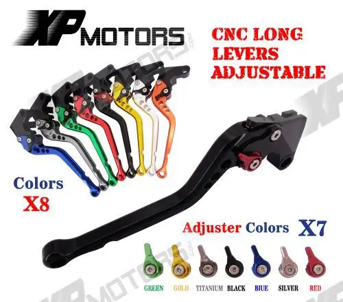 Длинный регулируемый тормозной рычаг сцепления с ЧПУ для Yamaha YZF R125 YZFR125 MT125 2014 2015