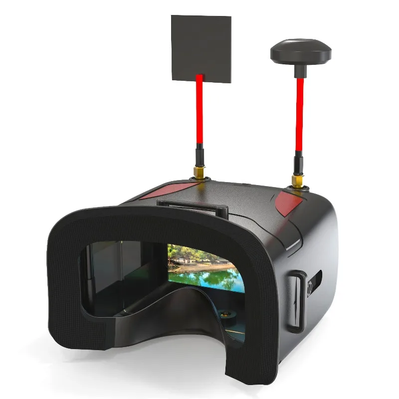 В наличии Eachine VR D2 Pro 5 дюймов 800*480 40CH 8G разнообразие FPV очки w/DVR объектив