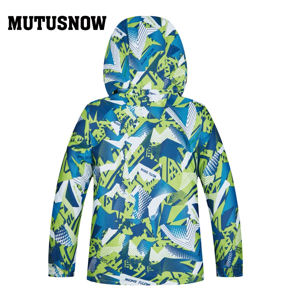 Детская Лыжная куртка зимняя детская ветрозащитная Водонепроницаемая Супер