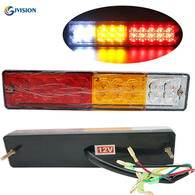 

2x12V 24V караван Автомобильный светодиодный прицеп обратный светильник s светодиодный поворотник грузовика прицепа автобуса Стоп задний инди...