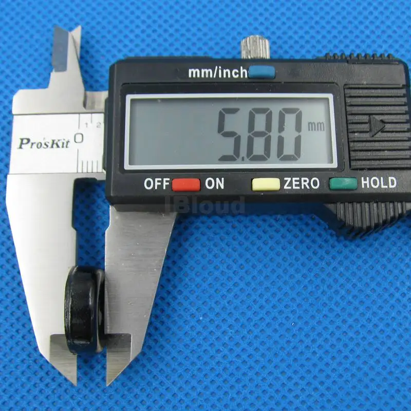 Стеклянный цилиндрический пузырьковый уровень QASE круглый стеклянный флакон 17*6