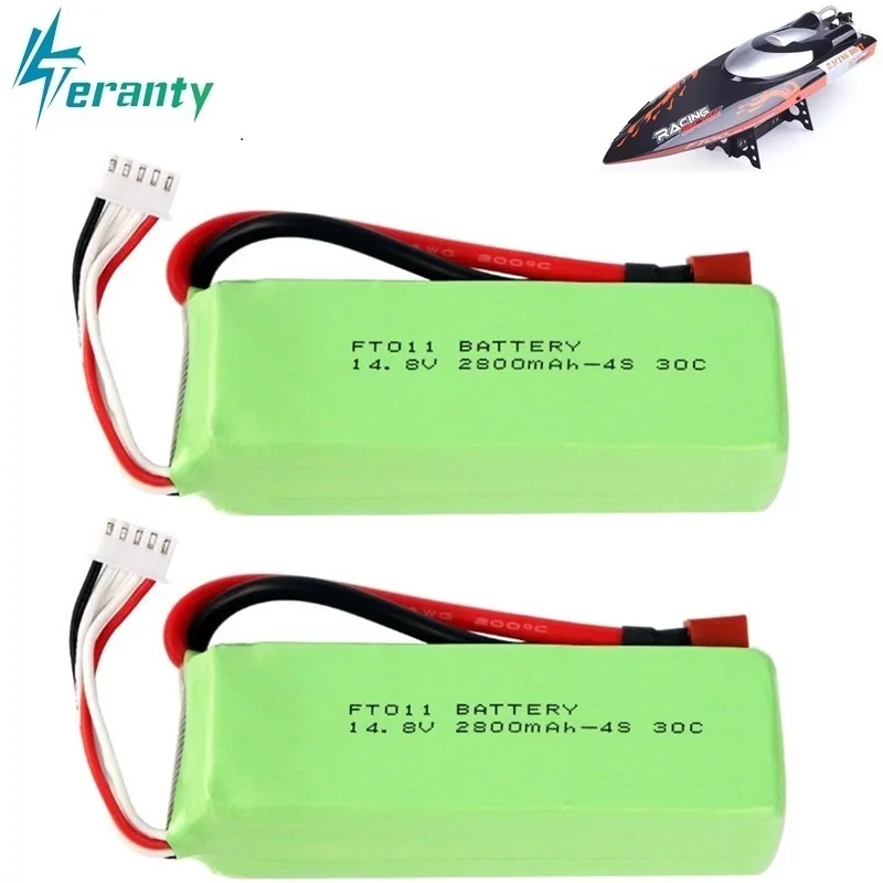 Зарядное устройство Lipo Батарея для FT010 FT011 2800 мА/ч 14 8 V RC 4s 30C 803496 лодка вертолет