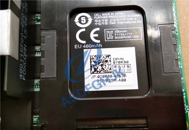 Для контроллера DELL PowerEdge RAID H710P MINI P3WV4 N3V6G 70K80 8 портов 1 ГБ кэш 6 ГБ/сек. RAID0.1.5.6