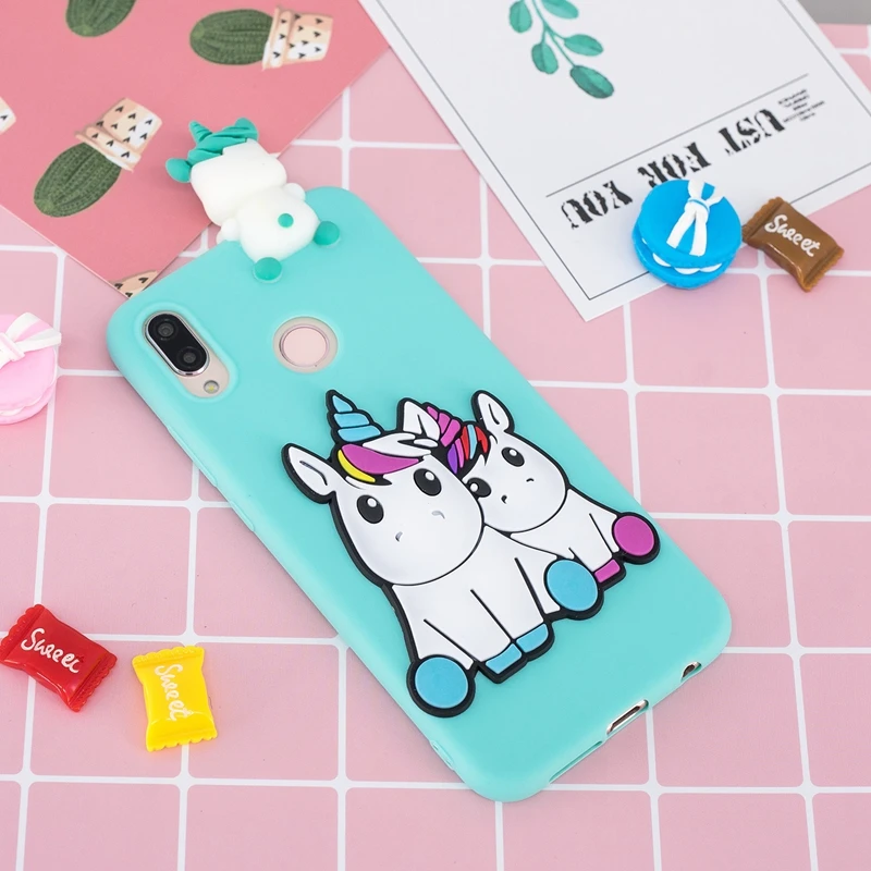 3D игрушки мультфильм чехол для Huawei P20 Lite Pro мягкий TPU силиконовый Чехол | Мобильные