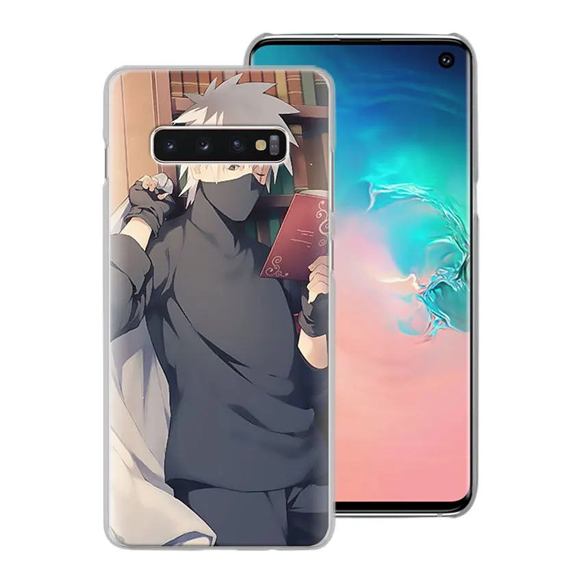 Аниме Наруто минималистичный чехол для телефона samsung Galaxy S10e S10 Plus S7 S8 S9 Plus Note 8 9 M10 M20 M30 жесткий чехол Coque
