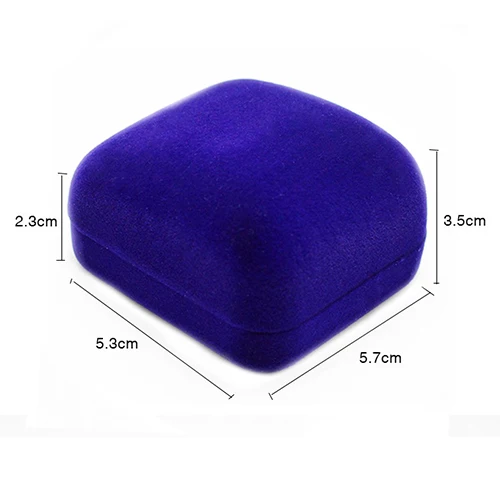 Популярная Роскошная синяя Подарочная коробка для ювелирных часов | Украшения и