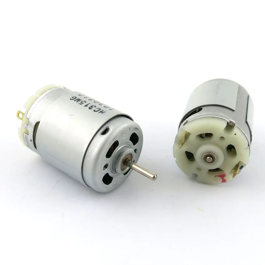 DC6V 12V двигатель с высоким крутящим моментом 385 мотор 3000 об/мин 6500 Электрический DC