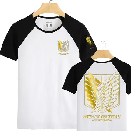 Футболка с японским аниме одежда для скаутинга легиона футболка коротким