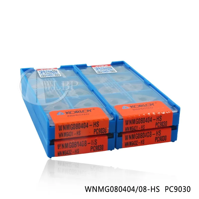 Korloy WNMG080404-HA PC9030 /WNMG080408-HAPC9030/urning Inserts WWLNR/MWLNR CNC токарные инструменты | Инструменты