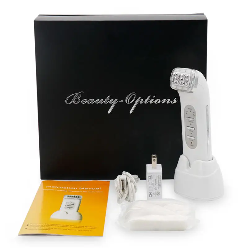 US plug with box Подтяжка лица, средство для удаления акне, радиочастотный массажер, стройнее, против морщин, подтяжка кожи, инструменты для ухода за кожей, Papada Visage, лифтинг - Цвет: US plug with box