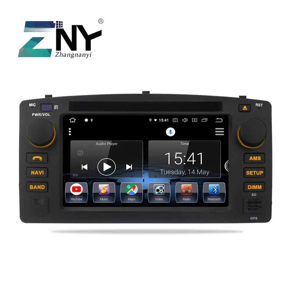 Android 9 0 Автомобильный DVD Радио для Toyota Corolla E120 BYD F3 2 Din gps навигация FM RDS Мультимедиа