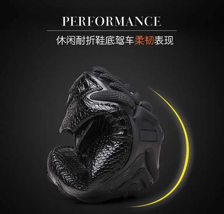 Туфли мужские из натуральной кожи крокодиловые лоферы без застежки Повседневная