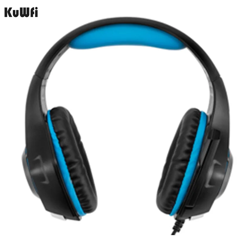 KuWfi Проводные Игровые наушники игровая гарнитура Xbox One с микрофоном для ПК/PS4
