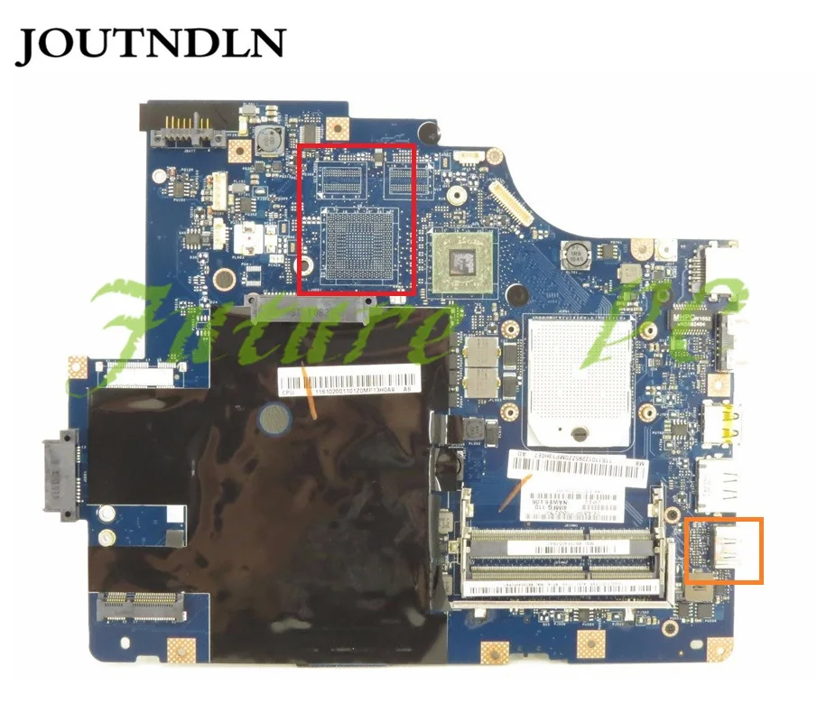Материнская плата JOUTNDLN для Lenovo G565 Z565 материнская ноутбука DDR3 интегрированная