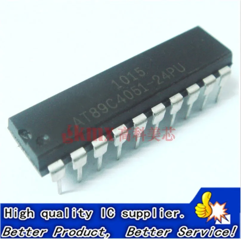 

AT89C4051-24PU AT89C4051 DIP-20 IC 10PCS/1Lot Free shipping