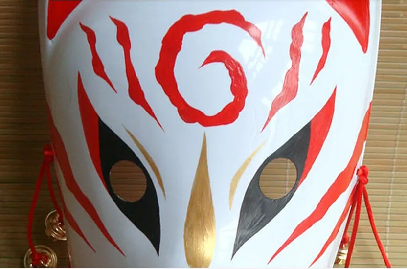 Маска из ПВХ для косплея с рисунком лисы|Аксессуары костюмов| |