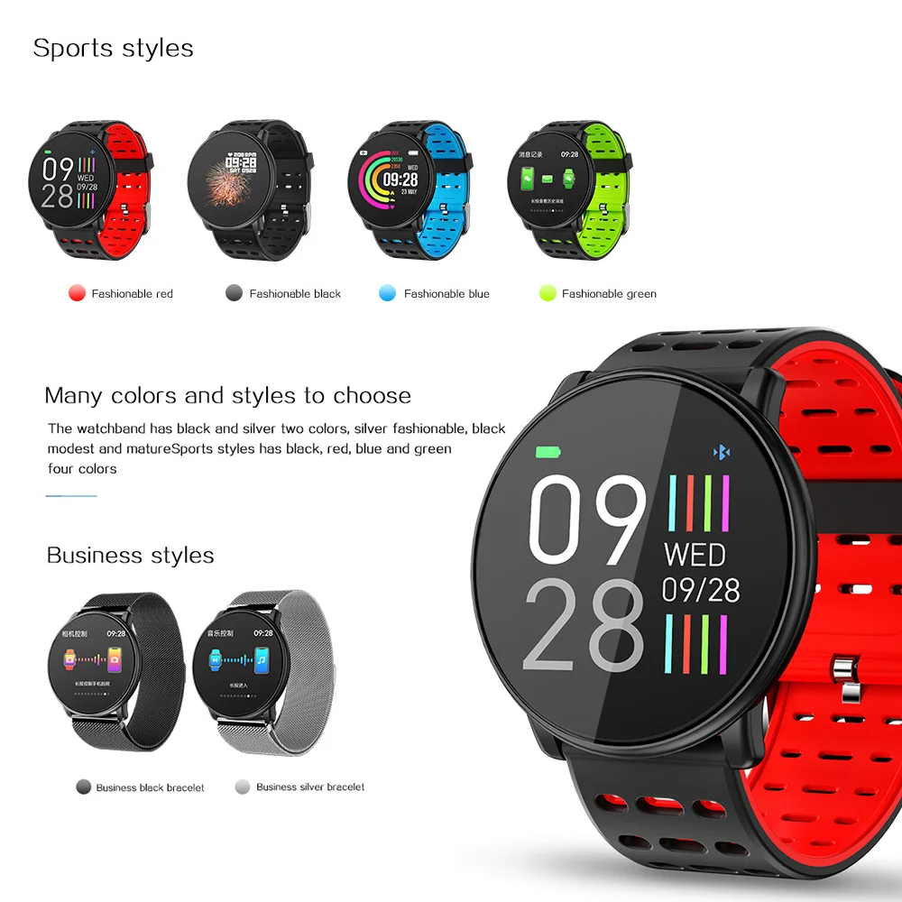 LinkFace Смарт часы водонепроницаемый мониторинг сердечного ритма сна напоминание