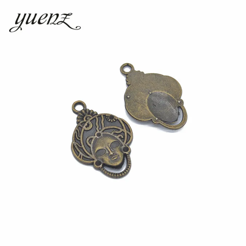 Yuenz 15 шт. Модные Винтажные девушка Шарм пригодный для Pandora Style Браслеты Цепочки и