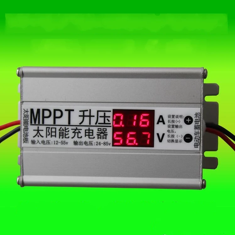 10 А 12 55 в MPPT солнечные батареи зарядное устройство контроллер Регулируемый 24 36 48 60