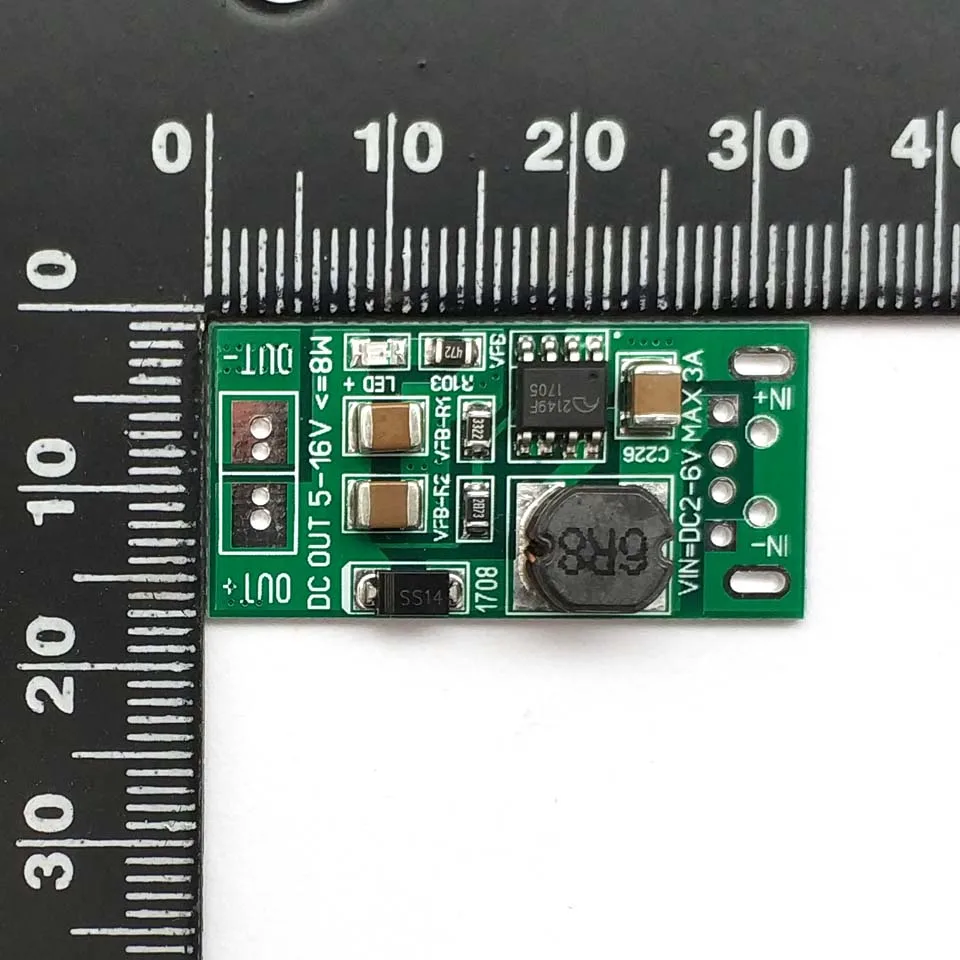 8 Вт USB вход DC-DC 5В до 12В конвертер Повышающий Модуль питания | Электроника