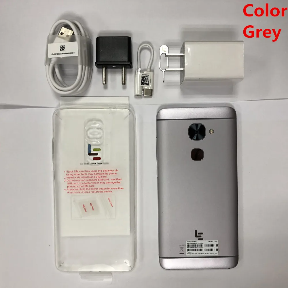 Bran-new LeEco LeTV Le X526 X520 мобильный телефон Snapdragon 652 Восьмиядерный 3 ГБ ОЗУ 64 Гб ПЗУ 5,5 дюймов 16:9 3000 мАч инфракрасный мобильный телефон