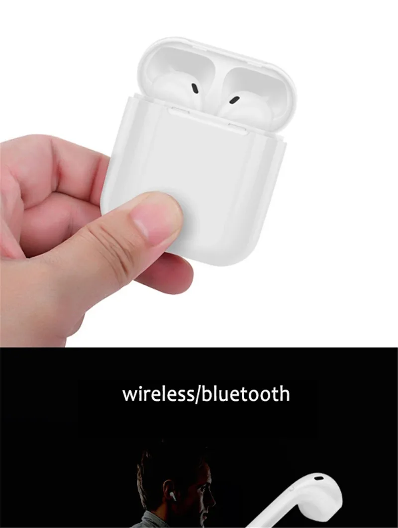 Новые мини i8-TWS Bluetooth наушники с зарядной коробкой спортивные наушники беспроводные наушники гарнитура i8x для iPhone 6 7 8