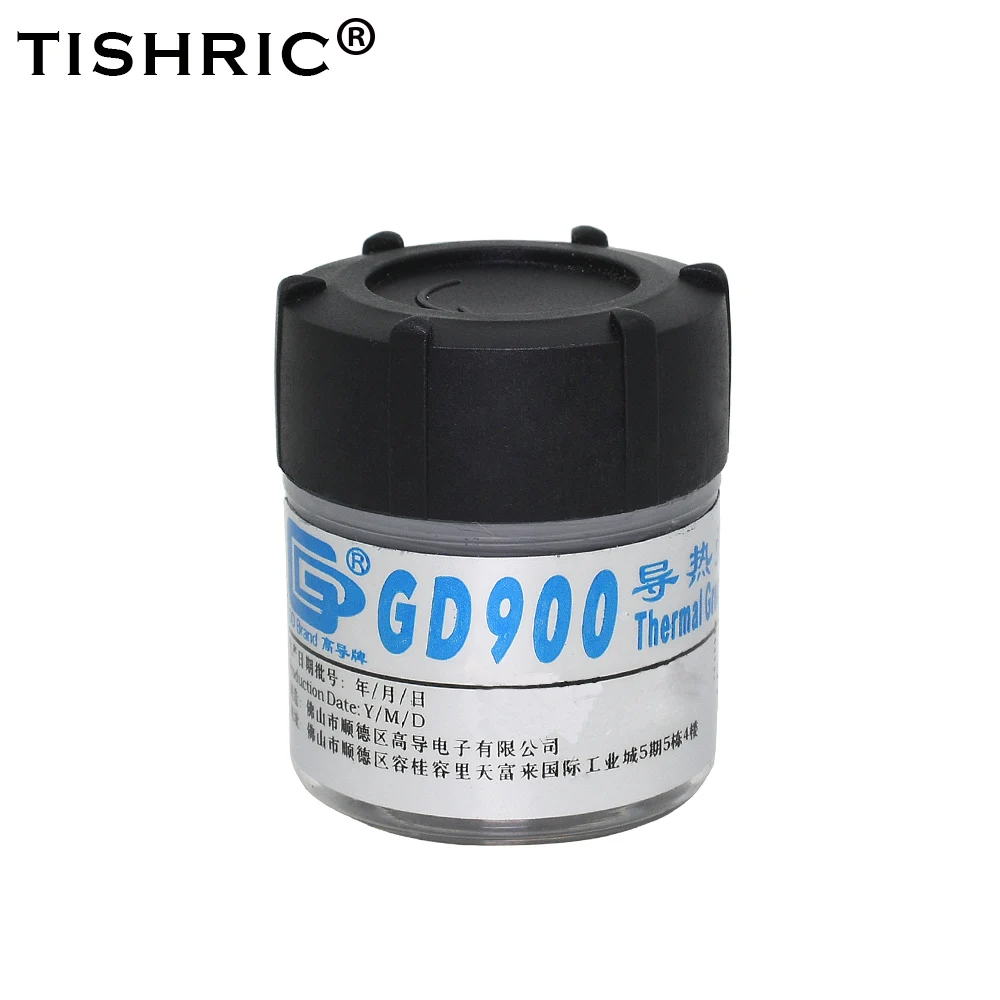 

TISHRIC 30g Thermal Paste Gd900 Thermal Grease Heatsink Plaster Thermal Paste For Cpu Liquid Metal Water Cooling Cooler