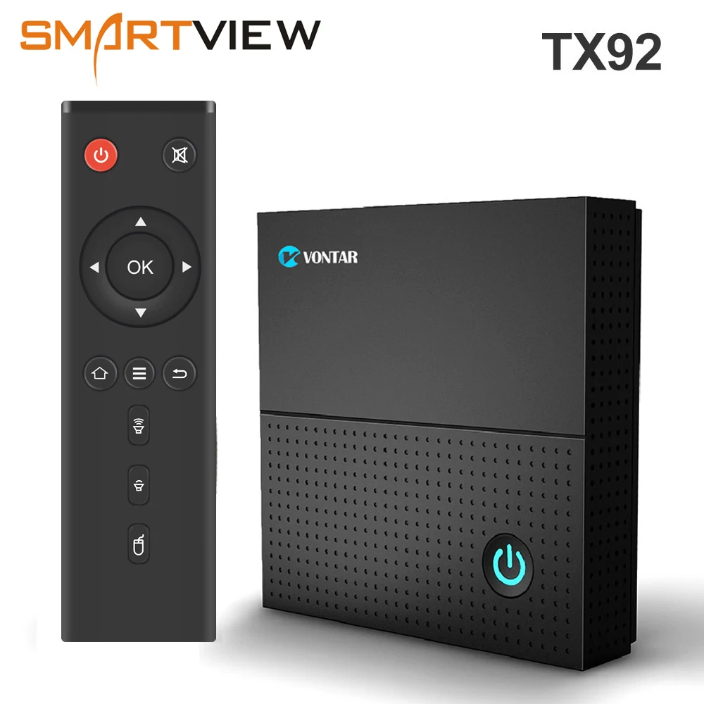 Оригинальный TX92 3 Гб/64 GB GB/32 Android 7 1 Smart ТВ Box Amlogic S912 Octa Core 2 4/5 ГГц Wi Fi 4 K H.265 Media Player