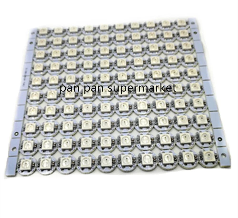 Светодиодный теплоотвод WS2812B 10 ~ 100 шт. WS2811 IC rgb белый/черный 2812b 5050 SMD RGB