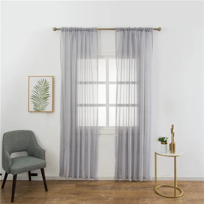 Перспективная сплошная оконная занавеска RosPocket для гостиной спальни|Занавески| |