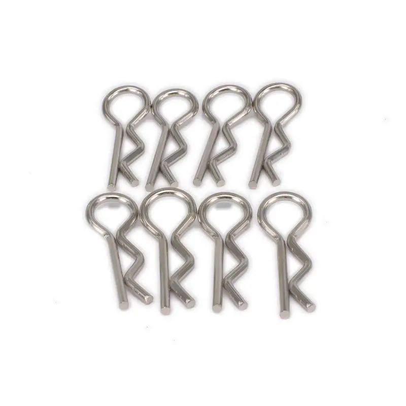 RCAWD 8 шт. зажим для корпуса R Pins 1/8 RC автомобиля HPI HSP Traxxas Axial Kyosho Redcat Himoto пульт