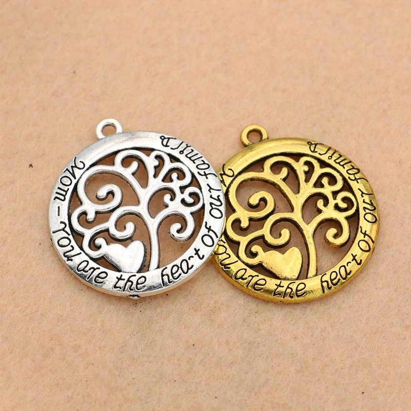 Подвеска в античном стиле 32x28 мм|antique silver|silver charm hearthandmade heart |
