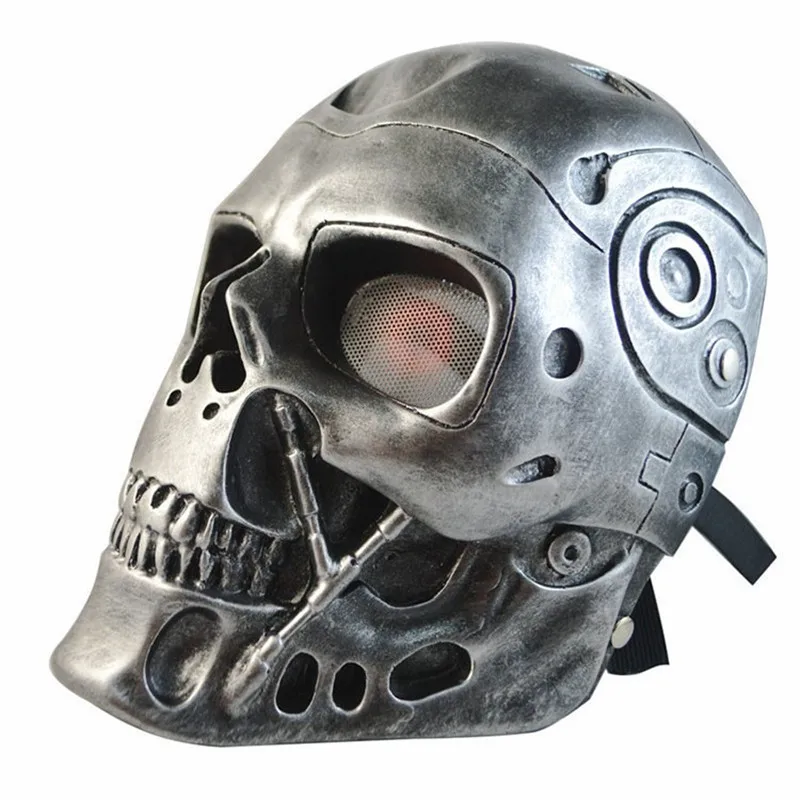 Хэллоуин COS шлем Терминатора ужас CS Пейнтбол призрак жуткий Смола маска маскарад