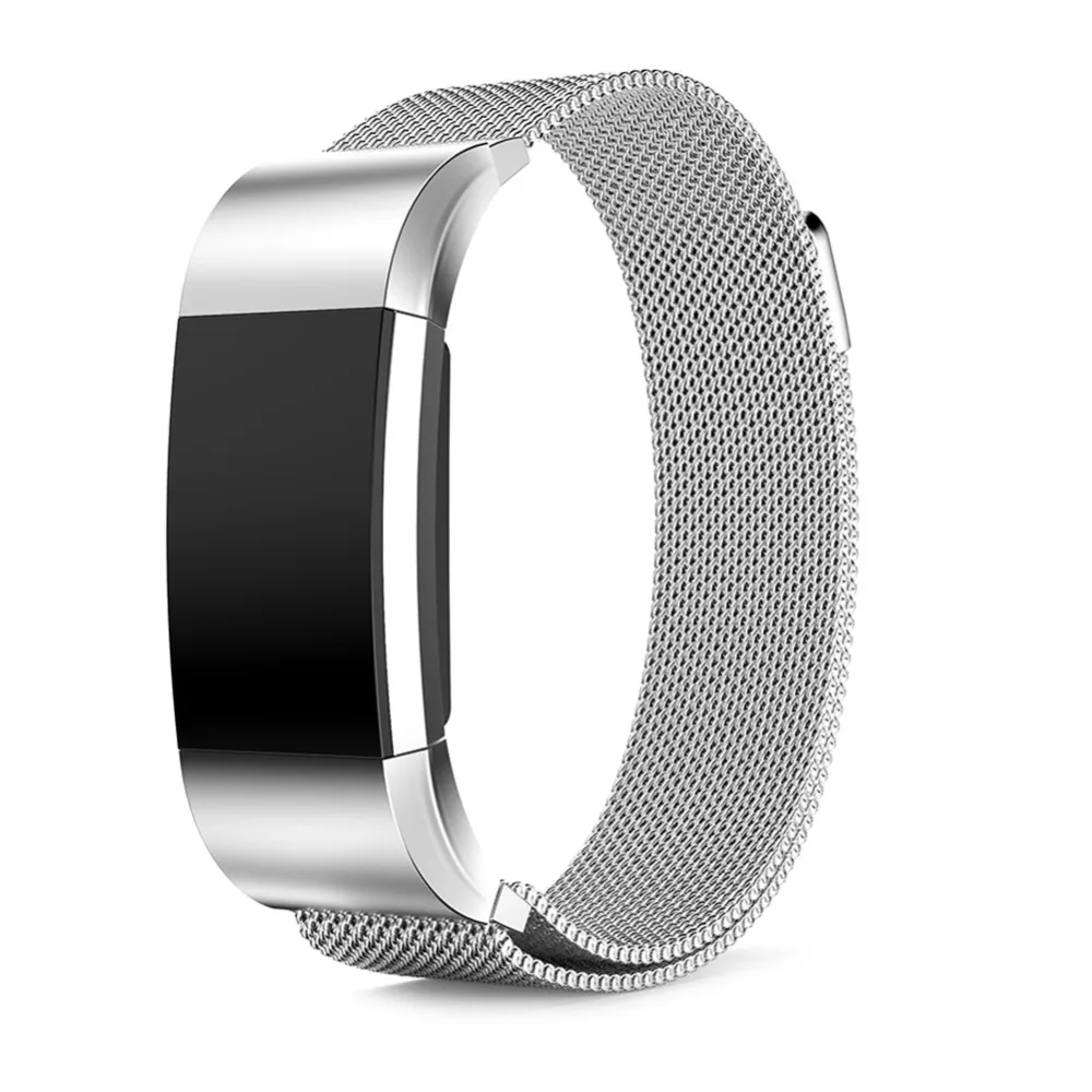 Магнитный металлический ремешок для Fitbit Charge 2 сменный Браслет из нержавеющей стали для Fitbit Charge Smart Bracelet