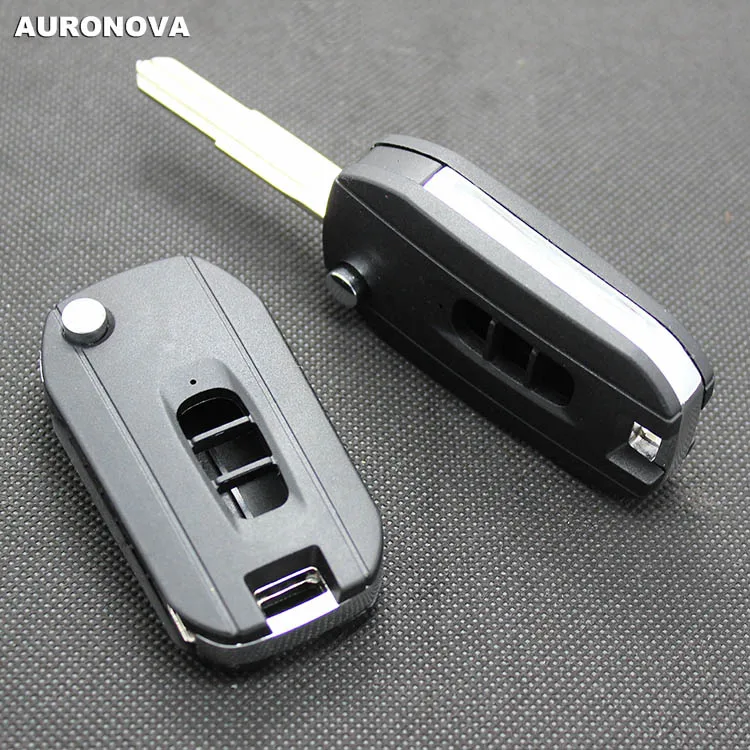 AURONOVA новый обновленный Складной Корпус ключа для Chevrolet Captiva флип складной ключ 3