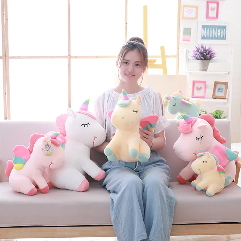 25/40/55 см 4 модели Фэнтези Pegasus кукла Единорог плюшевая игрушка единорог Brinquedos