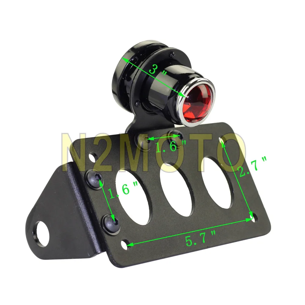 Светодиодный лукасный кронштейн для номерного знака мотоцикла алмазные задние