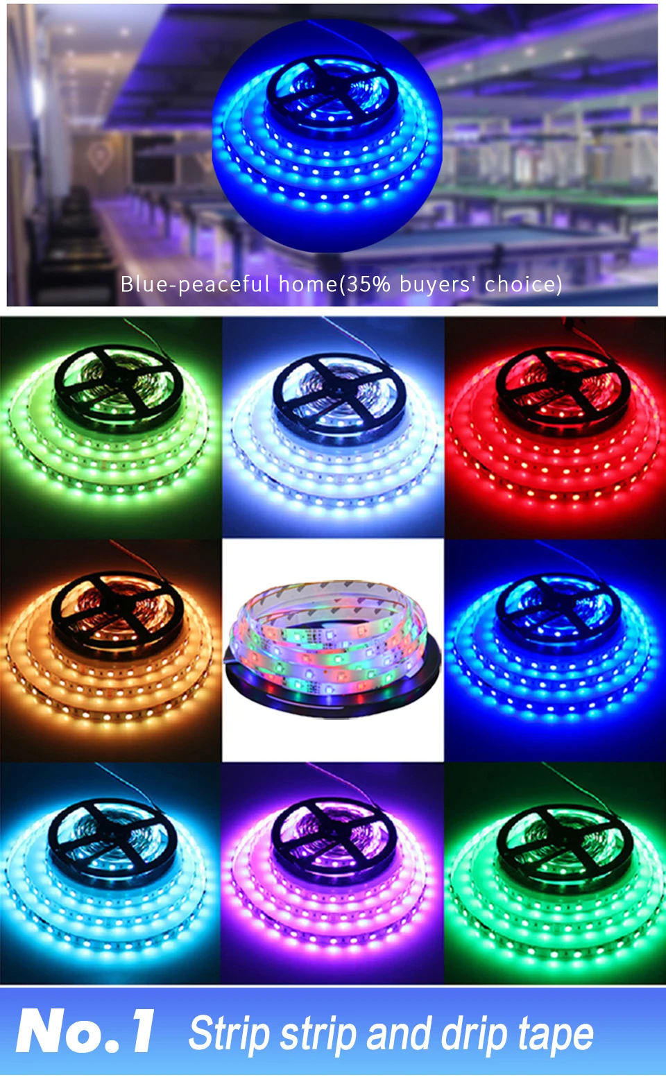 Светодиодные ленты светильник 5050 2835 RGB светодиодный светильник Водонепроницаемый 60 Светодиодный s/М гибкий диода лента теплая белая полоса DC 12V адаптер переменного тока 5 м/компл