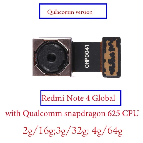 Новый оригинальный протестированный шлейф для задней камеры Xiaomi Redmi 4 Pro 4X 4A Note global