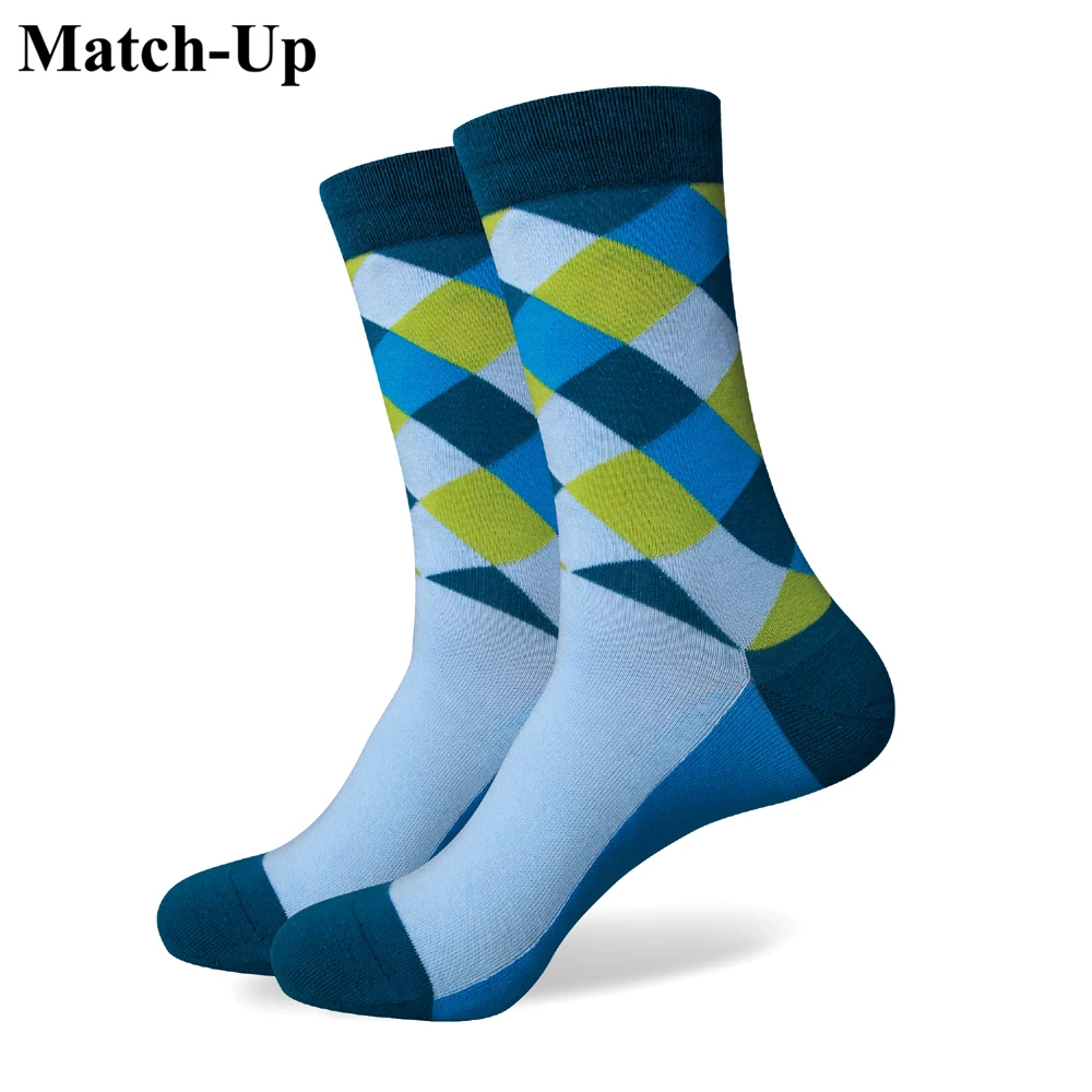 Мужские хлопковые носки с бриллиантовым принтом|brand men socks|men brand socksmen socks |