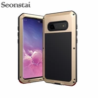 luxury doom armor heavy duty case for samsung s10 s10plus note 9 aluminum metal shockproof cover for samsung note 9 outdoor case