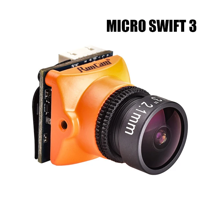 RunCam Micro Swift 3 600tvl 1/3 &quotSONY Super HAD II CCD 2 1 мм Встроенный пульт дистанционного управления