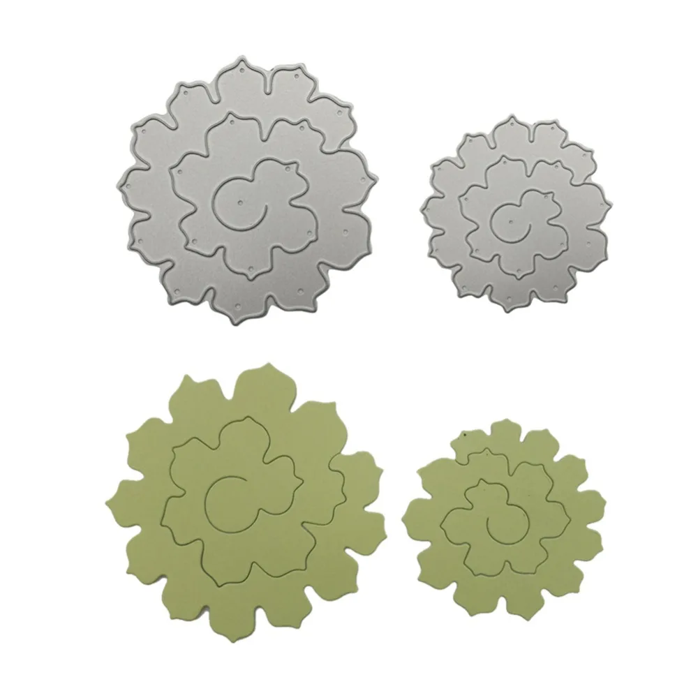 HamyHo трафарет для резки металла и стали рамка цветов ремесла сделай сам Scrapbooking