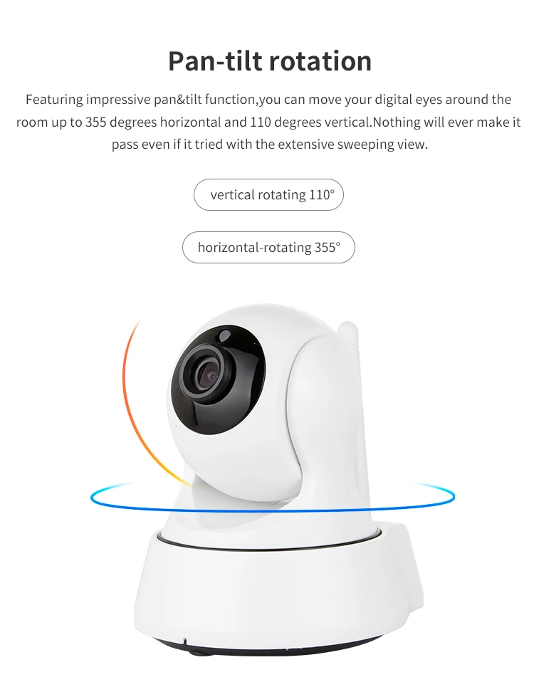 PUAroom низкая стоимость портативная Wi-Fi камера onvif p2p Беспроводная для домашнего использования Wi-Fi ip-камера
