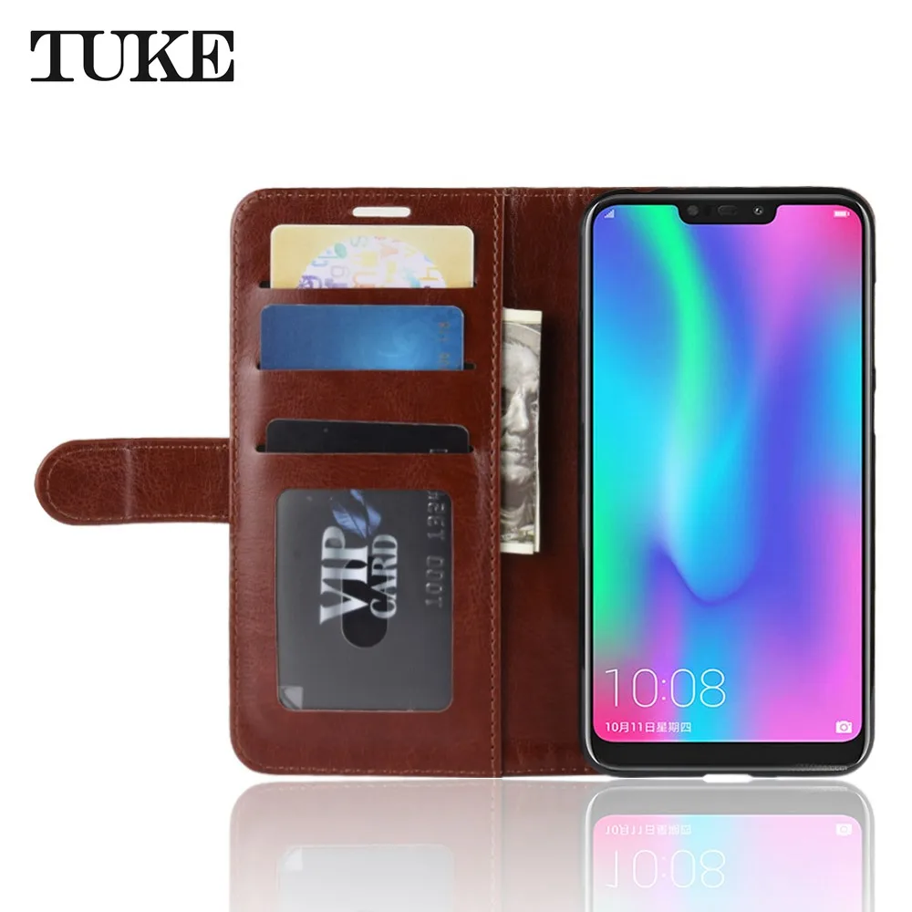 Flip Leather Case For Huawei Honor 8C Cover Phone Book Wallet Bags Stand Housing Honor8C Funda | Мобильные телефоны и