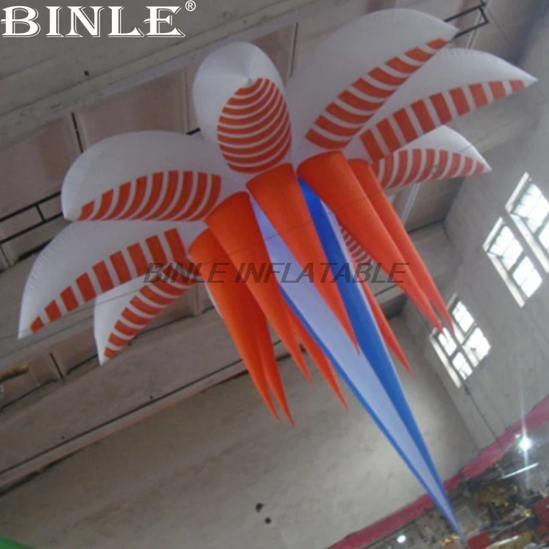 Индивидуальные многоцветные подвесные гигантские надувные цветы 2mD