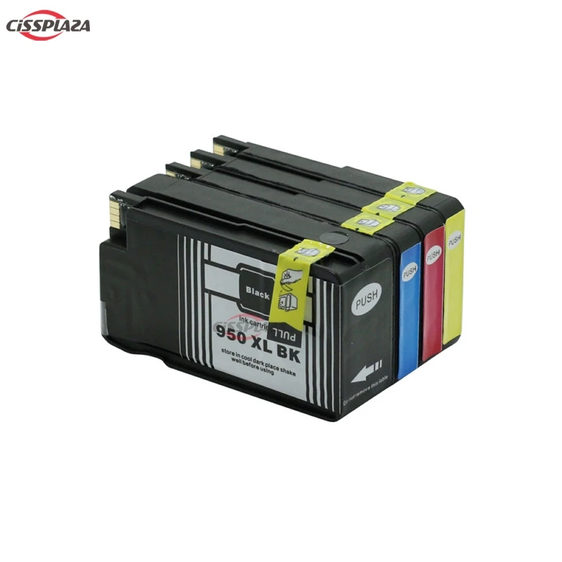 Чернильный картридж CISSPLAZA5pcs совместимый с HP 950 951 для Pro 8100 8600 8610 8620 8630 8640 8660 8615 251dw |