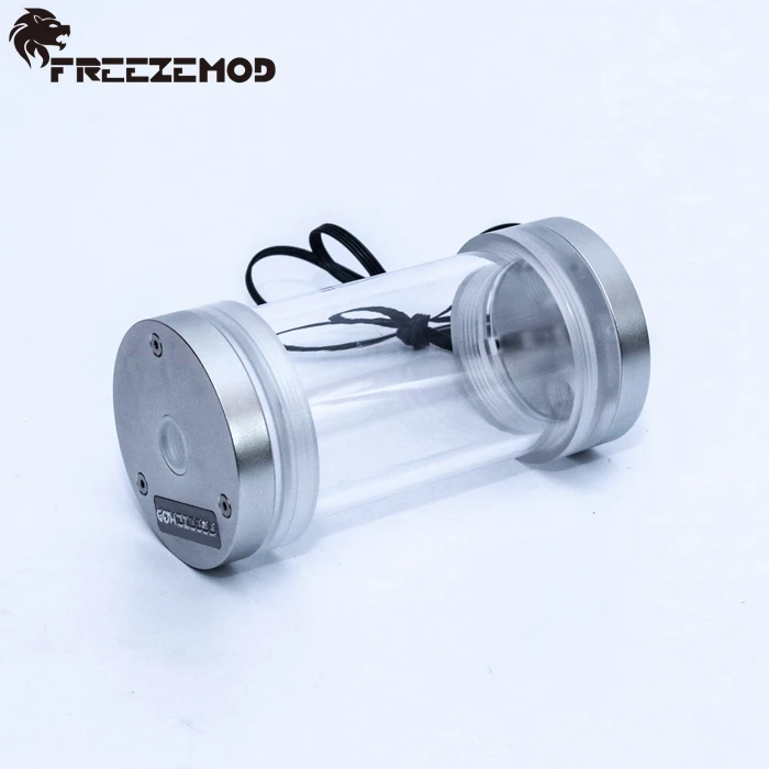 Freezemod RGB резервуар 84 мм цилиндрический резервуар для воды od60 мм компьютерное водяное охлаждение. YSX-RGBS-84