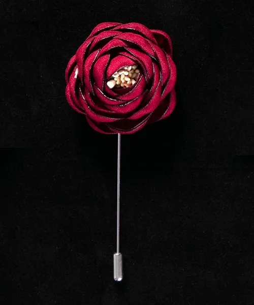NO.13 Lapel Pin Портной Смит цветок нагрудный знак брошь Модный дизайнер ручной работы для мужчин твердый цветок розы нагрудный знак брошь для мужчин аксессуары для костюма - Окраска металла: NO.13 Lapel Pin