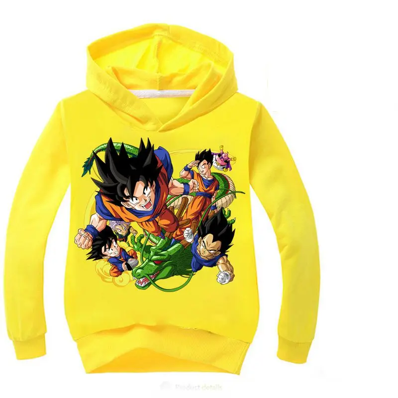 Dragon Ball/верхняя одежда с капюшоном для мальчиков и девочек; Лидер продаж; Goku Vegeta; одежда; футболки; Верхняя одежда с капюшоном для детей; одежда для подростков